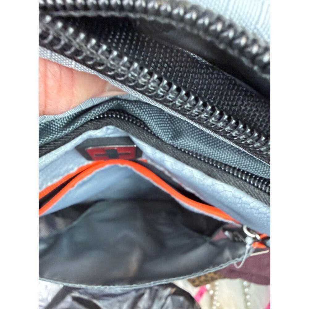 Swiss Tech Unisex Adult Banded Backpack Grey Orange New with Tags - Picture 9 of 12